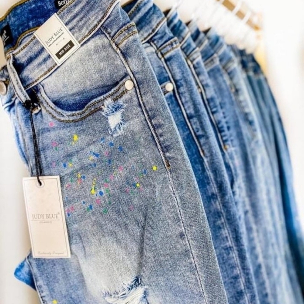 Judy blue splatter jeans